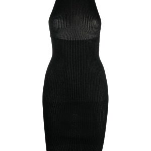 Emma Drape Dress - Black