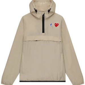 Unisex K-Way Anorak - Beige