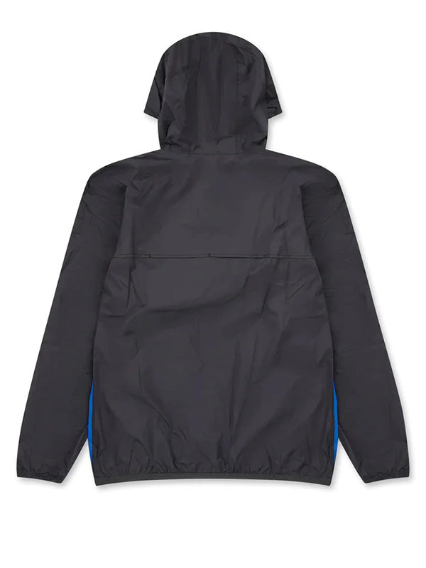 Unisex K-Way Double Colours Cagoule - Blue/Black - Image 2