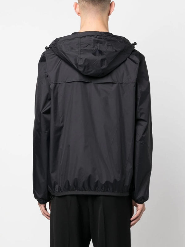 Unisex K-Way Double Colours Cagoule - Blue/Black - Image 5