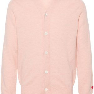 Unisex Knit Cardigan - Light Pink