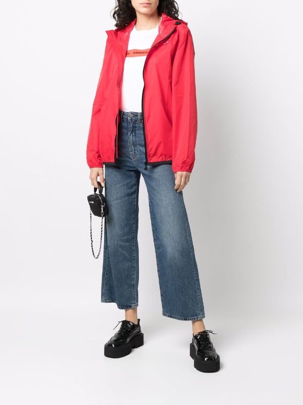 Unisex K-Way Cagoule - Red - Image 10