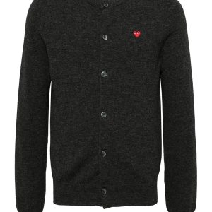 Unisex Cardigan Red Heart - Black