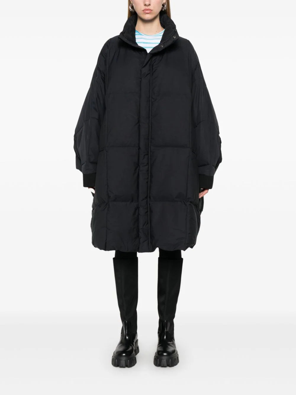 AW24 Duvet Coat - Black - Image 5