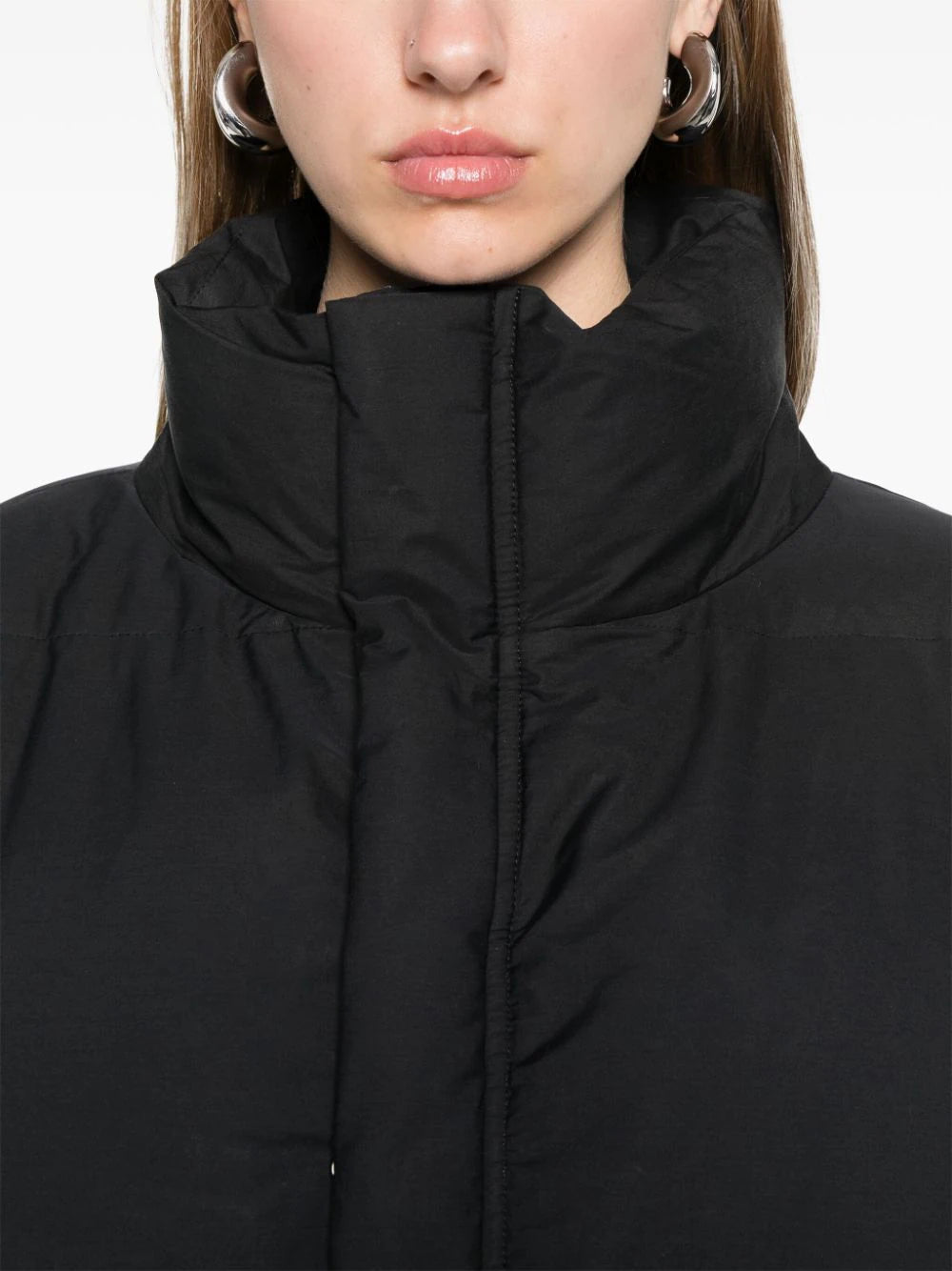 AW24 Duvet Coat - Black - Image 8