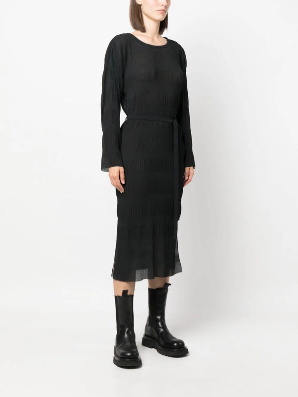 Grow Plissé Dress - Caviar - Image 6