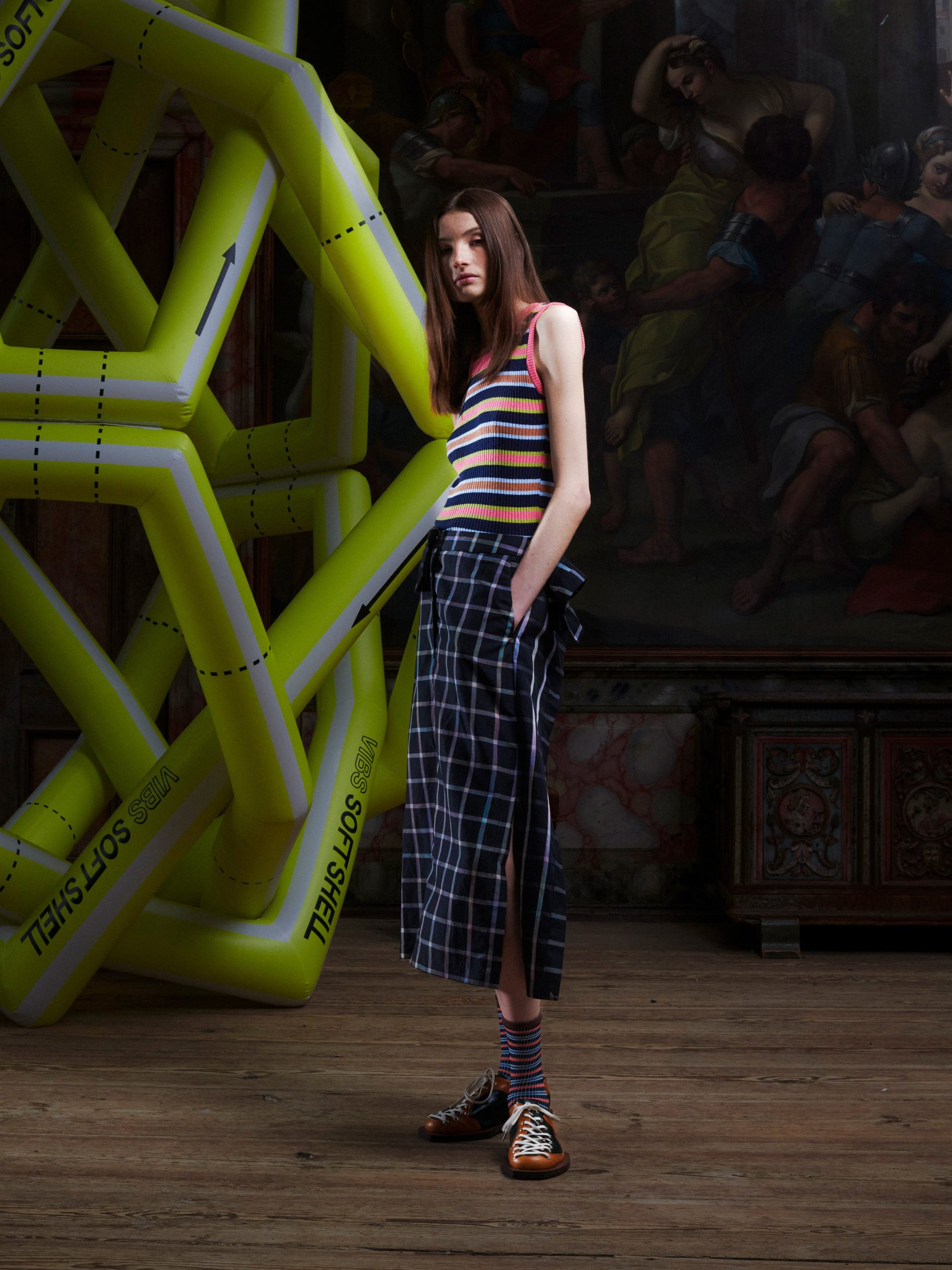 Ocu Skirt - Black Checks - Image 5