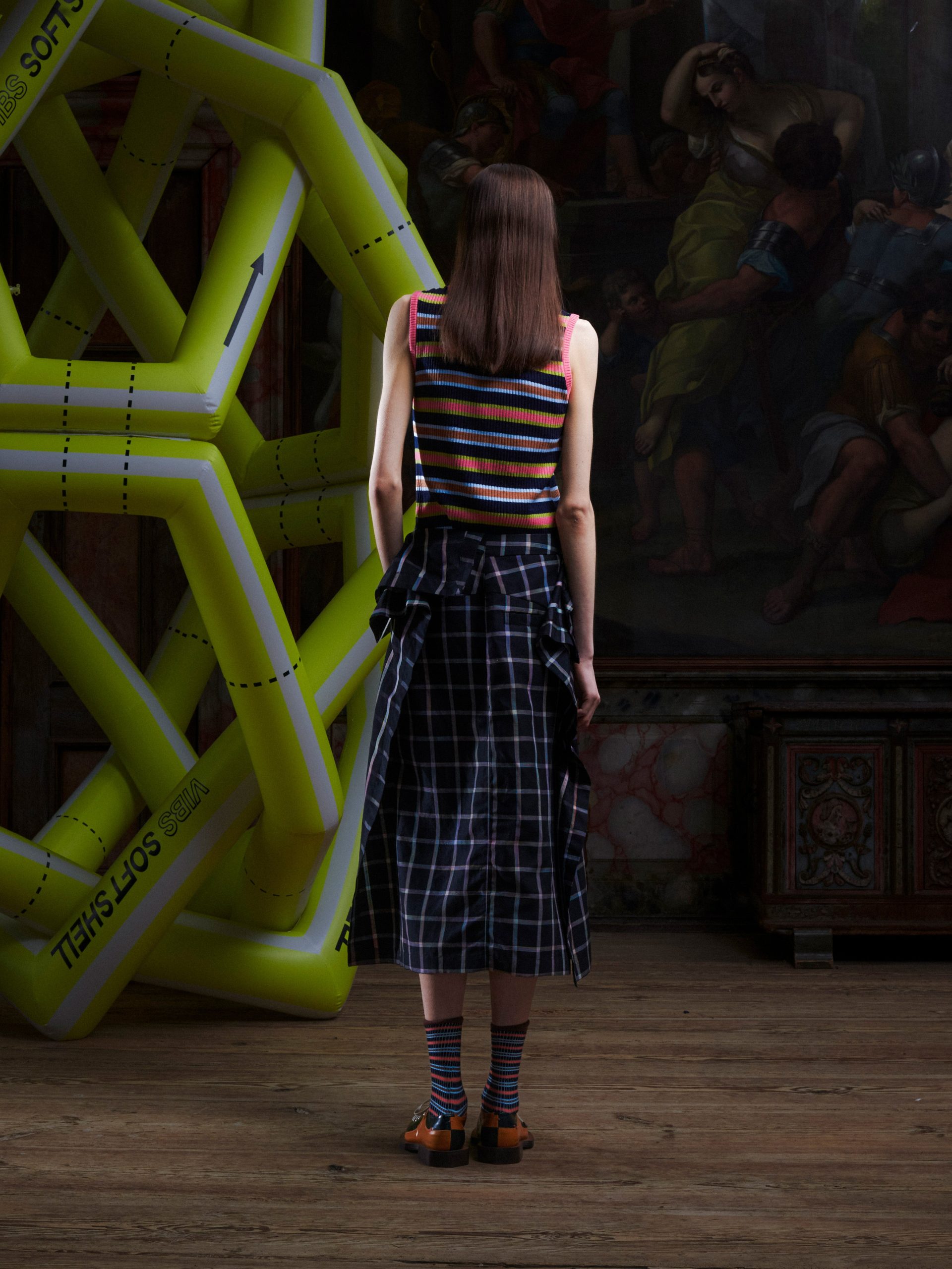 Ocu Skirt - Black Checks - Image 6