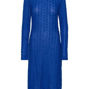 Bubble Wrap Dress - Web Blue