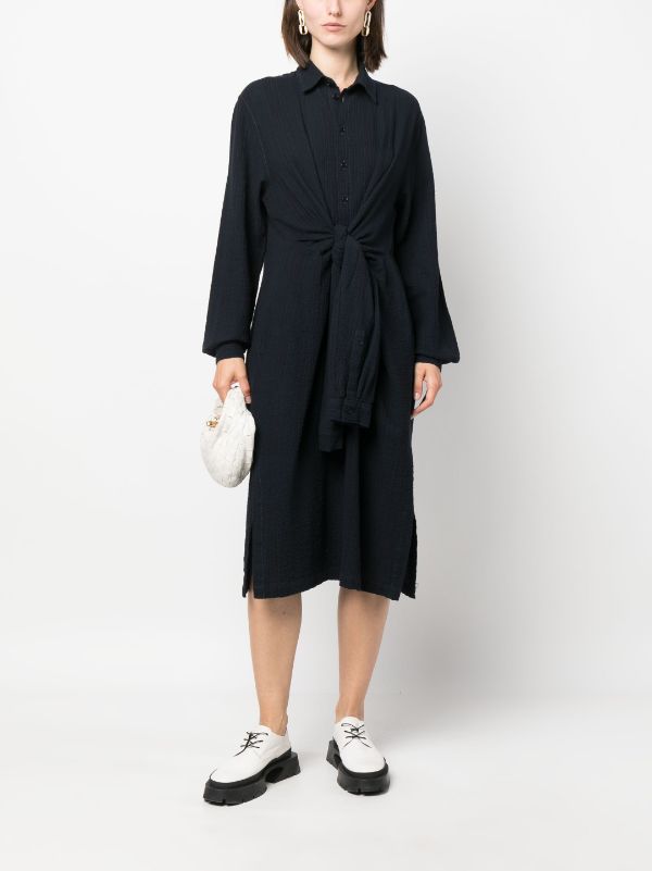 Mars Shirt Dress - Indigo Stripes - Image 2