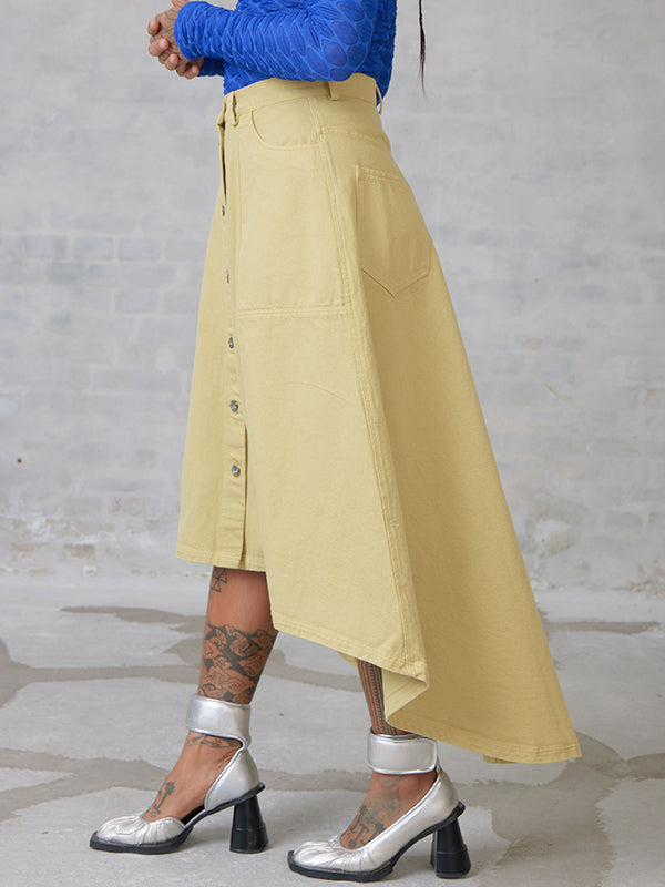 Regain Denim Skirt - Hemp - Image 2