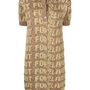 Signed Polo Dress - Yellow Delivery Melange