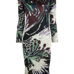 AW23 Mock Neck Dress - Frosty Forest