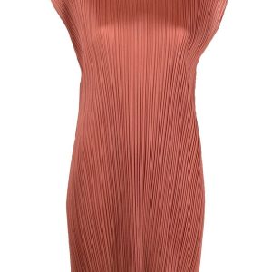SS22 Sleeveless Short Dress - Brown