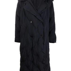 Quilted Coat - Black