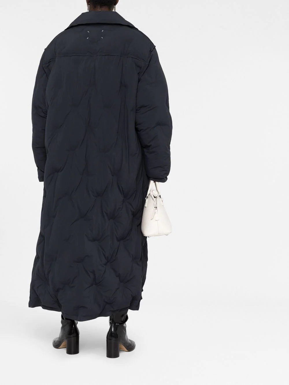 Quilted Coat - Black - Image 4