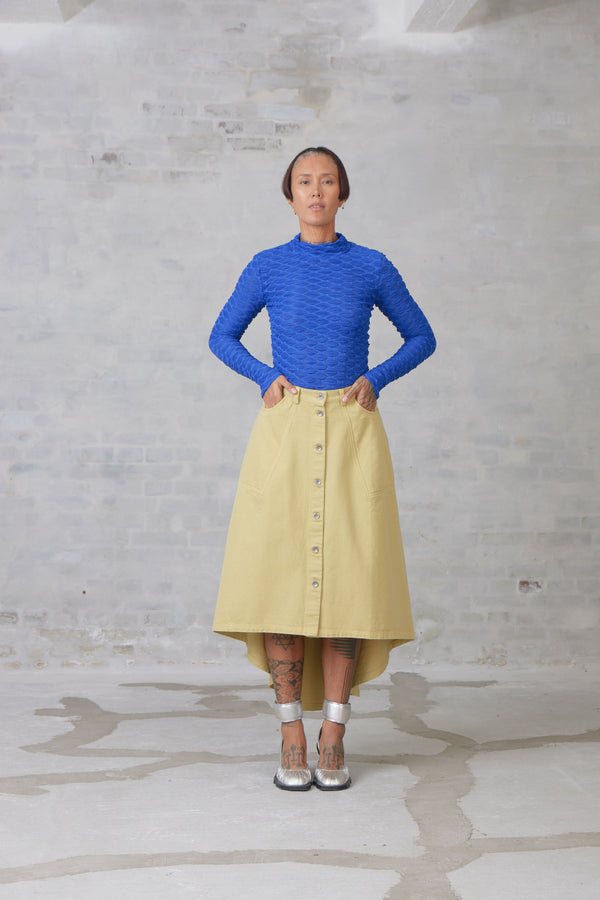 Regain Denim Skirt - Hemp - Image 4